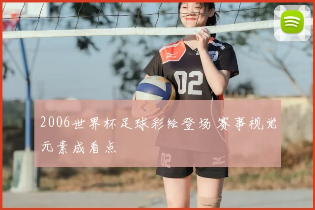 2006世界杯足球彩绘登场 赛事视觉元素成看点